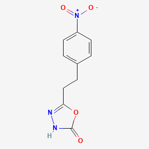 5-[2-(4-Nitrophenyl)ethyl]-1,3,4-oxadiazol-2(3h)-one