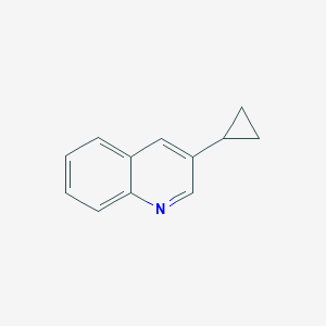 molecular formula C12H11N B1291614 3-Cyclopropylquinoline 