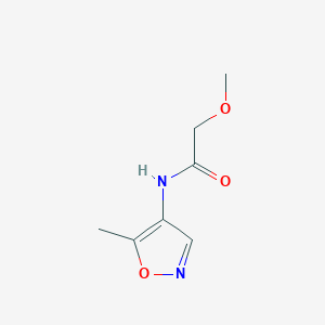 molecular formula C7H10N2O3 B12916154 2-Methoxy-N-(5-methyl-1,2-oxazol-4-yl)acetamide CAS No. 103747-72-4