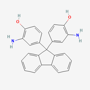 molecular formula C25H20N2O2 B1291629 9,9-双(3-氨基-4-羟基苯基)芴 CAS No. 20638-07-7