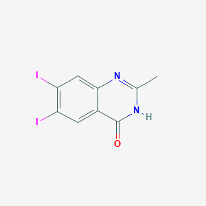 6,7-Diiodo-2-methylquinazolin-4(1H)-one