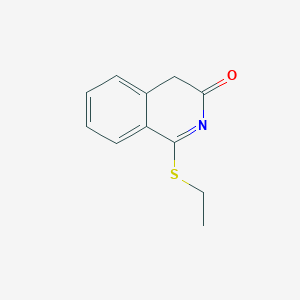 molecular formula C11H11NOS B12916304 1-(Ethylsulfanyl)isoquinolin-3(4H)-one CAS No. 36068-77-6