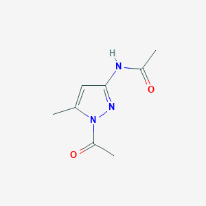 N-(1-Acetyl-5-methyl-1H-pyrazol-3-yl)acetamide