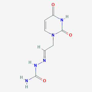 2-(2-(2,4-Dioxo-3,4-dihydropyrimidin-1(2H)-yl)ethylidene)hydrazinecarboxamide