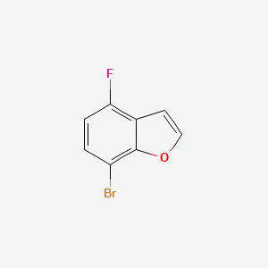 molecular formula C8H4BrFO B1291635 7-溴-4-氟苯并呋喃 CAS No. 253429-31-1