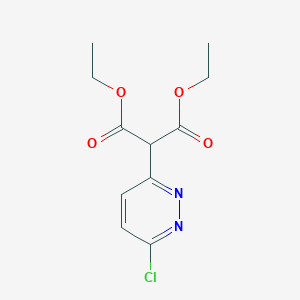 Diethyl 2-(6-chloropyridazin-3-yl)malonate