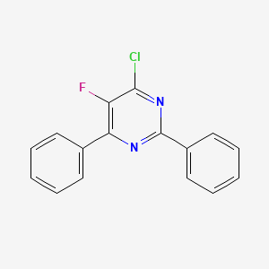 4-Chloro-5-fluoro-2,6-diphenylpyrimidine