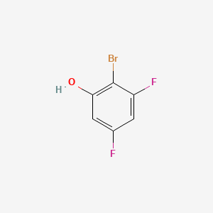 molecular formula C6H3BrF2O B1291640 2-溴-3,5-二氟苯酚 CAS No. 325486-43-9