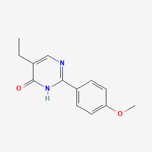 5-Ethyl-2-(4-methoxyphenyl)pyrimidin-4(3H)-one