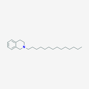 molecular formula C23H39N B12916461 Isoquinoline, 1,2,3,4-tetrahydro-2-tetradecyl- CAS No. 96409-31-3