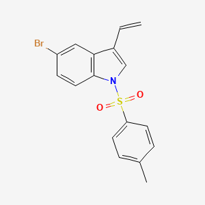 5-Bromo-3-ethenyl-1-(4-methylbenzene-1-sulfonyl)-1H-indole