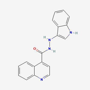 N'-(1H-Indol-3-yl)quinoline-4-carbohydrazide