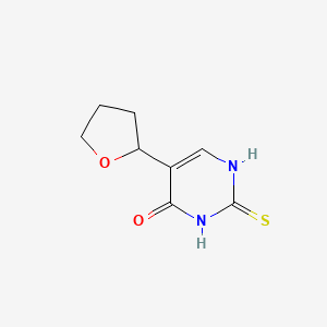 5-(Oxolan-2-yl)-2-sulfanylidene-2,3-dihydropyrimidin-4(1H)-one