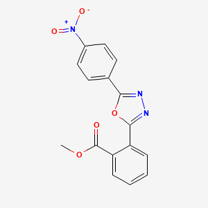 Methyl 2-[5-(4-nitrophenyl)-1,3,4-oxadiazol-2-yl]benzoate