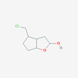 4-(Chloromethyl)hexahydro-2H-cyclopenta[b]furan-2-ol