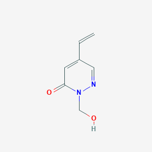 5-Ethenyl-2-(hydroxymethyl)pyridazin-3(2H)-one