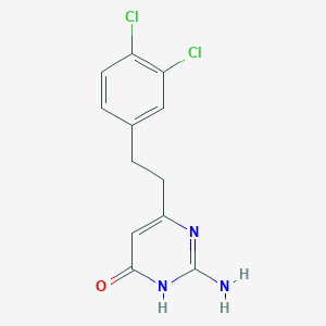 2-Amino-6-[2-(3,4-dichlorophenyl)ethyl]pyrimidin-4(1h)-one