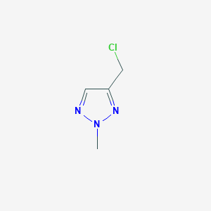 molecular formula C4H6ClN3 B1291661 4-(Chloromethyl)-2-methyl-2H-1,2,3-triazole CAS No. 1314973-93-7