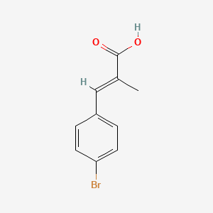 molecular formula C10H9BrO2 B1291663 alpha-Methyl-4-bromocinnamic acid 