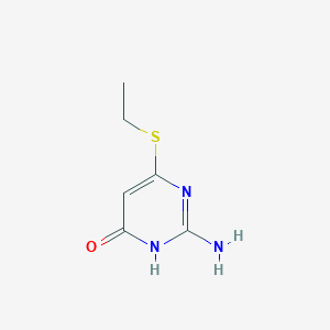 2-Amino-6-(ethylsulfanyl)pyrimidin-4(3h)-one