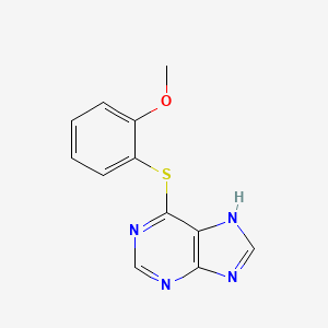 1H-Purine, 6-[(2-methoxyphenyl)thio]-