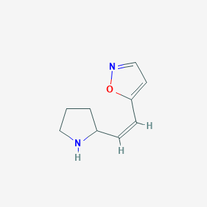 (Z)-5-(2-(Pyrrolidin-2-yl)vinyl)isoxazole