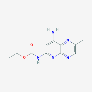 Ethyl (8-amino-2-methylpyrido[2,3-b]pyrazin-6-yl)carbamate