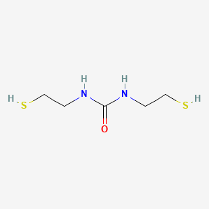 molecular formula C5H12N2OS2 B12916779 1,3-Bis(2-sulfanylethyl)urea CAS No. 60633-86-5