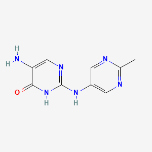 5-Amino-2-[(2-methylpyrimidin-5-yl)amino]pyrimidin-4(3H)-one