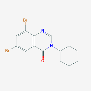 6,8-Dibromo-3-cyclohexylquinazolin-4(3H)-one