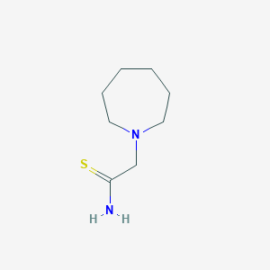 molecular formula C8H16N2S B1291681 2-(Azepan-1-yl)ethanethioamide 