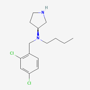 (3S)-N-butyl-N-[(2,4-dichlorophenyl)methyl]pyrrolidin-3-amine