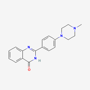 2-(4-(4-methylpiperazin-1-yl)phenyl)quinazolin-4(1H)-one