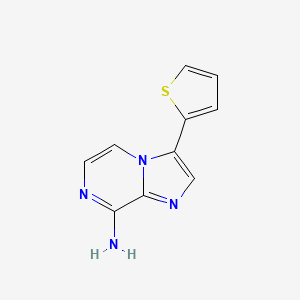 3-(Thiophen-2-yl)imidazo[1,2-a]pyrazin-8-amine