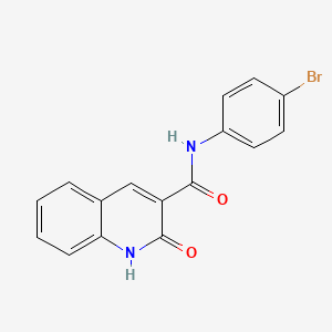 N-(4-Bromophenyl)-2-oxo-1,2-dihydroquinoline-3-carboxamide