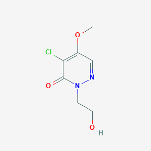 4-Chloro-2-(2-hydroxyethyl)-5-methoxypyridazin-3(2H)-one