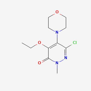 6-Chloro-4-ethoxy-2-methyl-5-(morpholin-4-yl)pyridazin-3(2H)-one