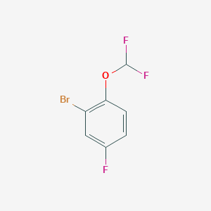 molecular formula C7H4BrF3O B1291696 2-溴-1-(二氟甲氧基)-4-氟苯 CAS No. 936249-94-4