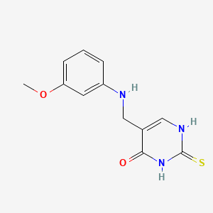 5-(m-Anisidinomethyl)-2-thiouracil