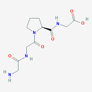 molecular formula C11H18N4O5 B12917014 Glycylglycyl-L-prolylglycine CAS No. 47070-99-5