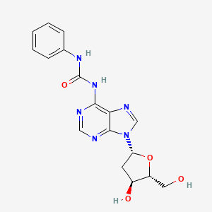 2'-Deoxy-N-(phenylcarbamoyl)adenosine