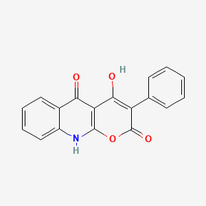 4-Hydroxy-3-phenyl-2H-pyrano[2,3-b]quinoline-2,5(10H)-dione