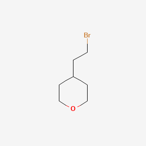 molecular formula C7H13BrO B1291720 4-(2-Bromoethyl)tetrahydropyran CAS No. 4677-20-7