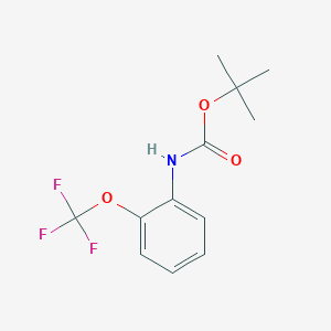 B1291727 Tert-butyl 2-(trifluoromethoxy)phenylcarbamate CAS No. 561304-39-0