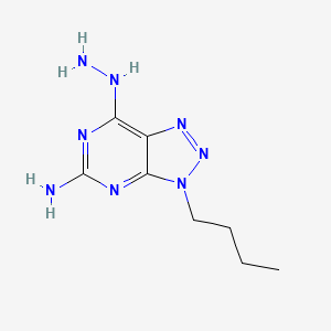 3-Butyl-7-hydrazinyl-3h-[1,2,3]triazolo[4,5-d]pyrimidin-5-amine