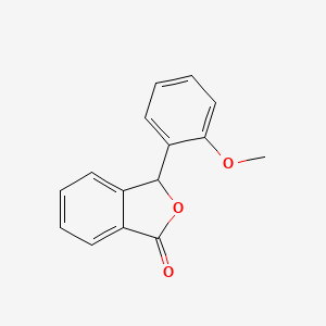 molecular formula C15H12O3 B12917412 3-(2-Methoxyphenyl)isobenzofuran-1(3H)-one CAS No. 7472-96-0