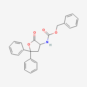 Benzyl (2-oxo-5,5-diphenyloxolan-3-yl)carbamate