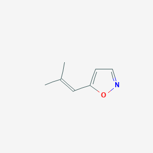 5-(2-Methylprop-1-en-1-yl)-1,2-oxazole