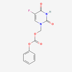 (5-Fluoro-2,4-dioxo-3,4-dihydropyrimidin-1(2H)-yl)methyl phenyl carbonate