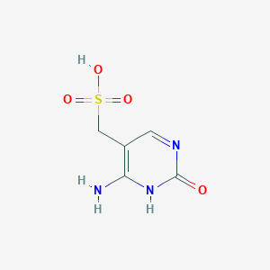 (6-Amino-2-oxo-1,2-dihydropyrimidin-5-yl)methanesulfonic acid